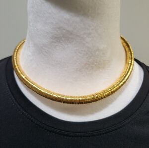 MMA Egyptian Gold Disc Necklace